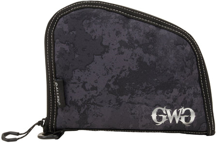 Girls With Guns 9078 8" Midnight Handgun Case Black Shade Blackout Camo Locking Zipper