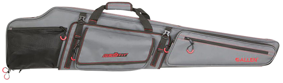 Allen Gear-Fit Dakota Rifle Carry Case 48 Inch Gray Red Accents Organizer Pocket for Scoped Rifles