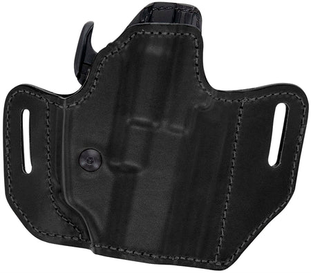Bianchi Allusion Assent OWB Leather Holster Size 04 Black Belt Slide for Springfield XD/Sig P220/Beretta 92/FN FNP Right Hand