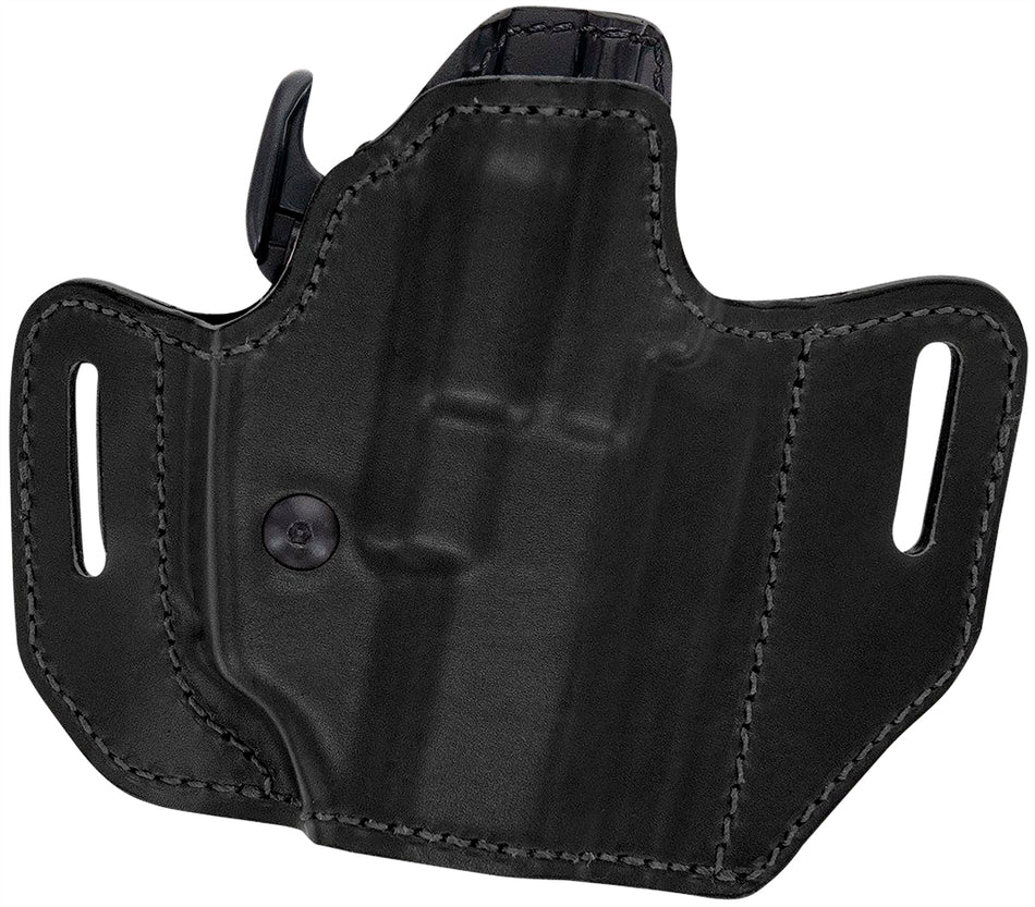 Bianchi Allusion Assent OWB Leather Holster Size 04 Black Belt Slide for Springfield XD/Sig P220/Beretta 92/FN FNP Right Hand