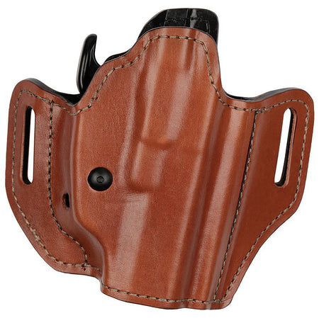 Bianchi Allusion Assent OWB Leather Holster Size 04 Tan Belt Slide for Springfield XD/Sig P220/FN FNP Right Hand
