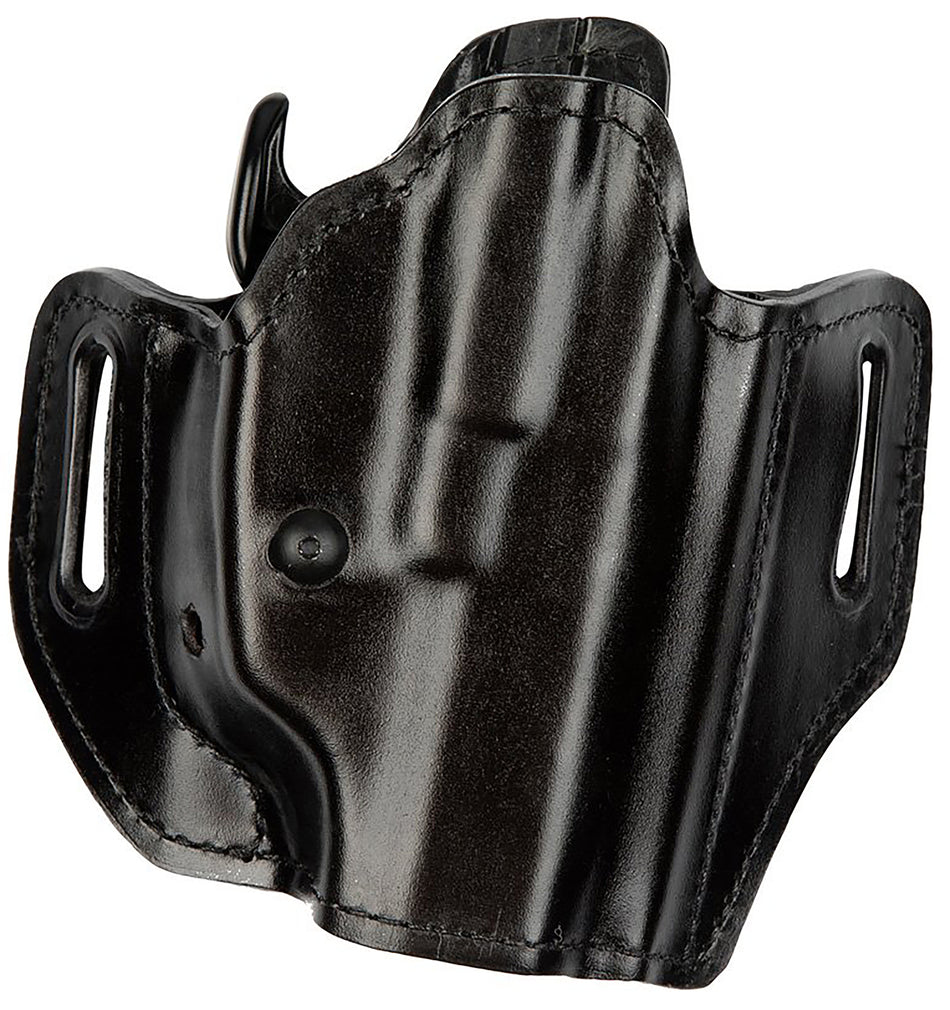 Bianchi Allusion Assent OWB Leather Holster Size 05 Black Belt Slide for Sig P229/Walther PPX Right Hand