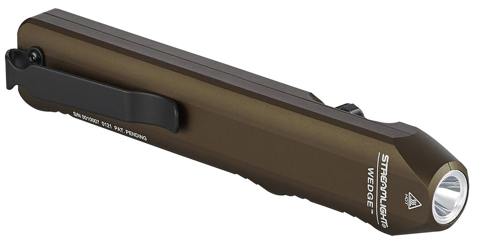 Streamlight Wedge Slim Coyote Tan Anodized Aluminum EDC Light 1000 Lumens Model 88811