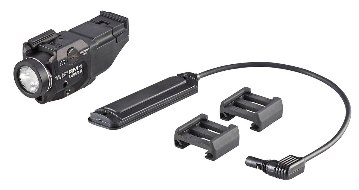 Streamlight 69445 TLR-1 RM Rail Mount Weapon Light Black 500 Lumens White LED with Red Laser Combo