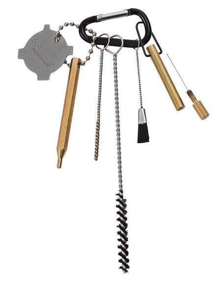 Traditions A3857 50 Caliber Flintlock Tool and Cleaning Kit with Carabiner Clip