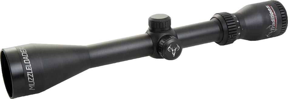 Traditions A1143RIR 3-9x40mm Matte Muzzleloader Scope with Illuminated Reticle