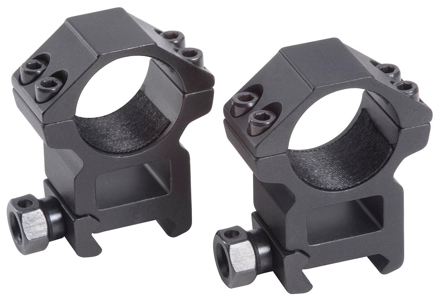 Traditions A764H 30mm High Weaver Tactical Mounting Rings Matte Black