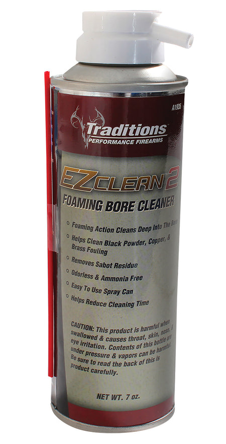 Traditions A1935 EZ Clean 2 7 oz Foaming Muzzleloader Bore Cleaner