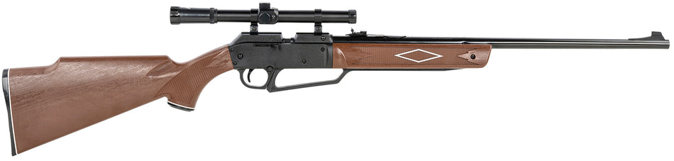 Daisy 880 Powerline .177 BB Pellet Pneumatic Pump Rifle Molded Woodgrain Stock