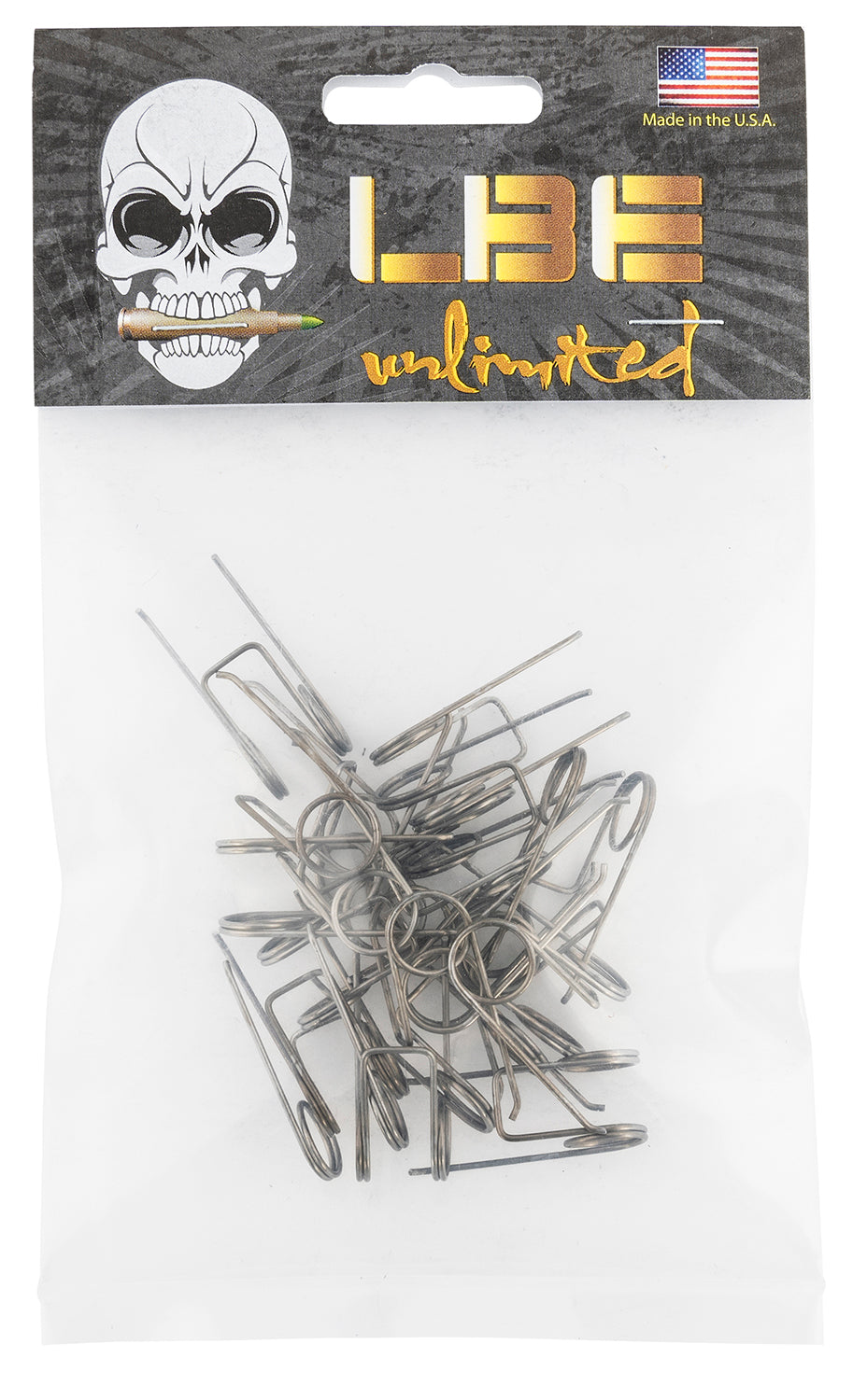 LBE Unlimited AR-15 Trigger Spring 20-Count 17-7 Stainless Silver Made in USA