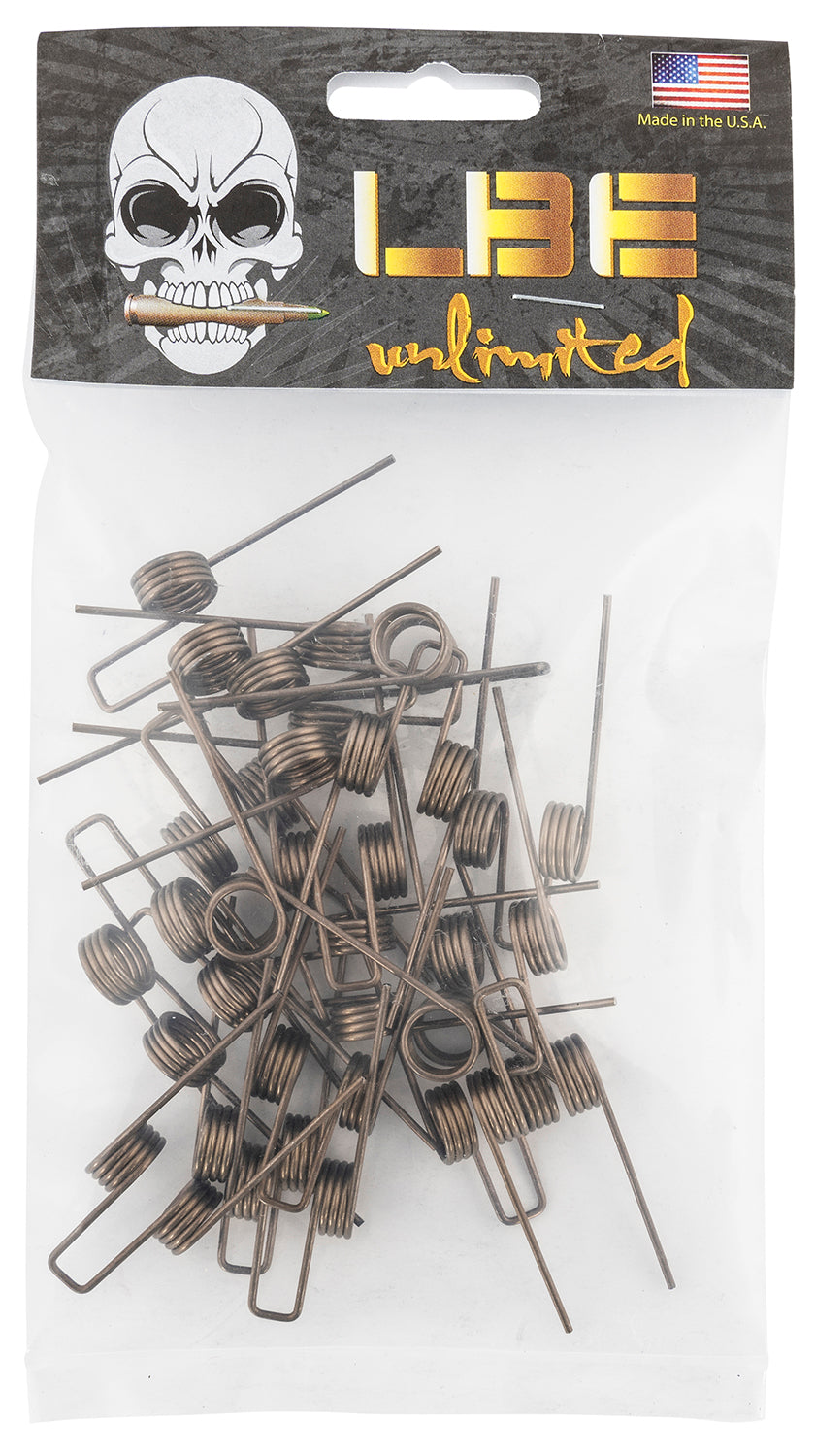 LBE Unlimited AR-15 Hammer Spring 20-Count 17-7 Stainless Silver Made in USA