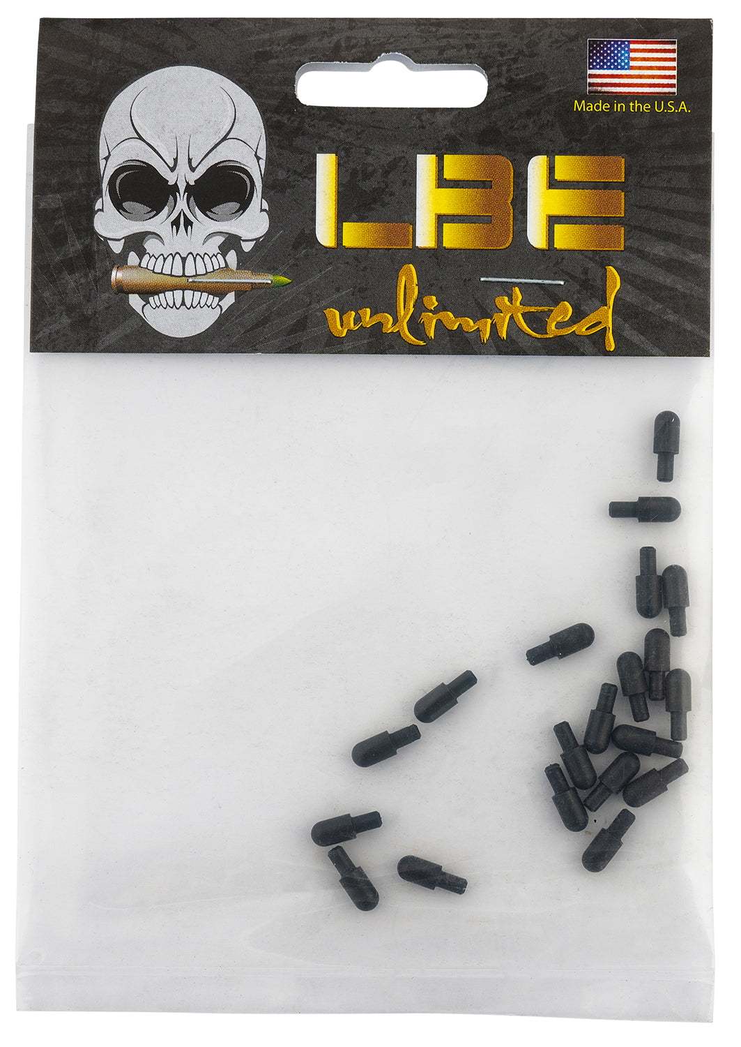 LBE Unlimited ARBCPL20PK AR-15 Bolt Catch Plunger 20 Pack Black Steel