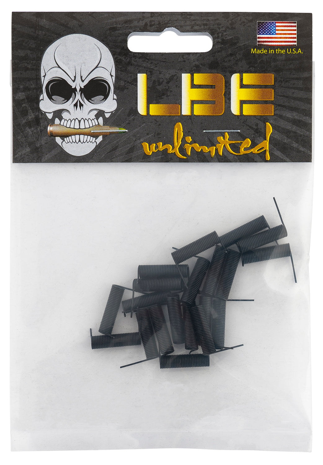 LBE Unlimited AREPS20PK AR-15 Ejection Port Cover Spring 20 Pack Black Stainless