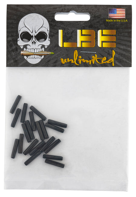 LBE Unlimited ARTGRP20PK AR-15 Trigger Guard Roll Pins 20 Pack Black