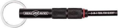 Real Avid AVGLOCK21 2-in-1 Glock Maintenance and Sight Change Tool Steel