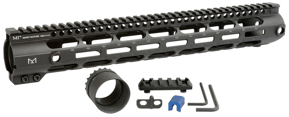 Midwest Industries MICRL30815 AR-308 Combat M-LOK Handguard 15" Low Profile DPMS Black Anodized Aluminum