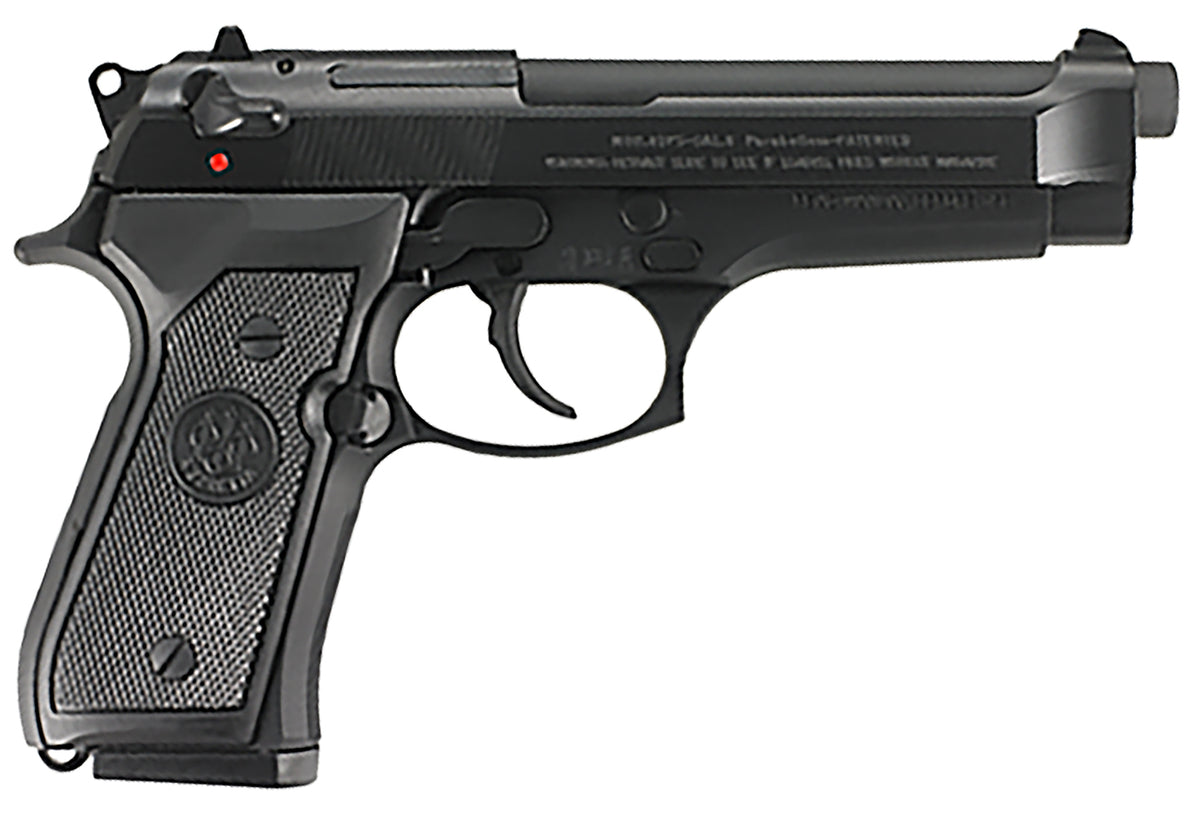 Beretta USA J92F300M 92FS Full Size Frame 9mm Luger 15+1 4.90" Black Bruniton Barrel, Serrated Steel Slide, Frame w/Beavertail, Ambidextrous USA Made