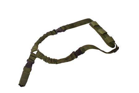 Rukx Gear ATICT1PSG Green Single Point Tactical Bungee Sling Nylon Adjustable