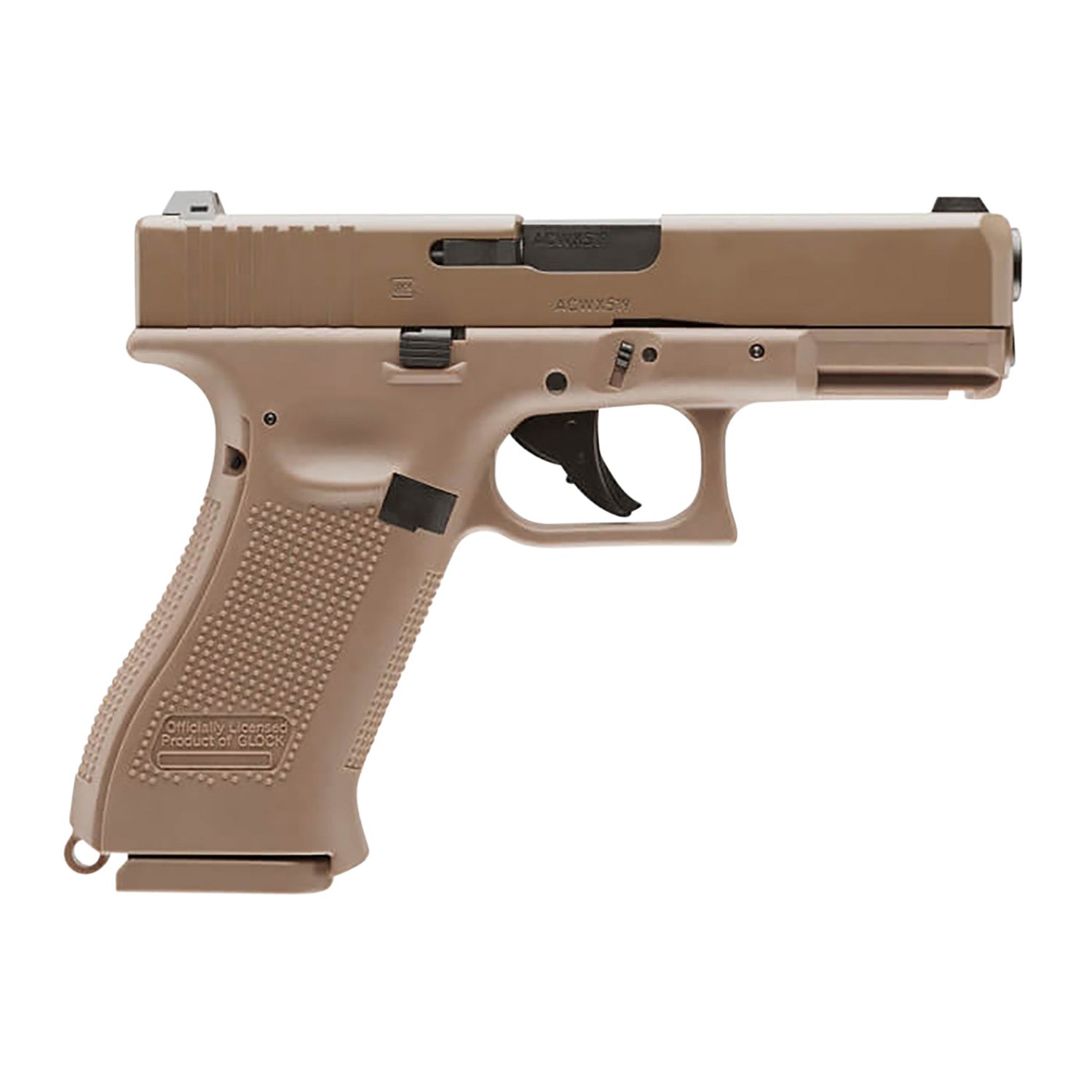 Umarex Glock 19X CO2 BB Air Pistol 177 Caliber Coyote Tan Polymer 18-Round Licensed