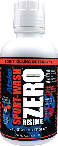 Atsko Zero Sport-Wash 18 oz Unscented Fabric Wash for Hunting Apparel