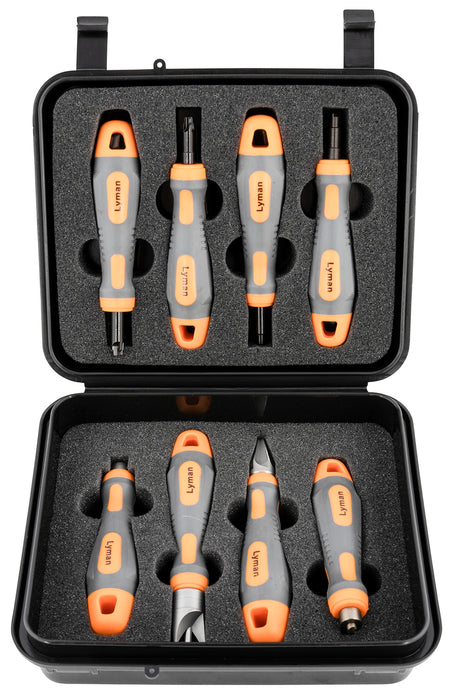 Lyman Universal 4-Piece Case Prep Tool Set with Zippered Storage Case