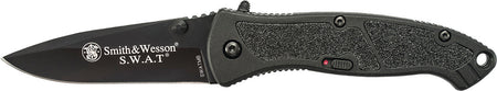 S&W SWATMBCP S.W.A.T. 3.20" M.A.G.I.C. Assisted Folding Knife Black Aluminum Handle Includes Pocket Clip