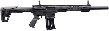 Charles Daly 930191 AR 12T Full Size Frame 12 Gauge Semi-Auto 3" 5+1 18.50" Black Steel Barrel, Black Aluminum Receiver, Black Synthetic Stock w/Adj Comb, Black Polymer Grip