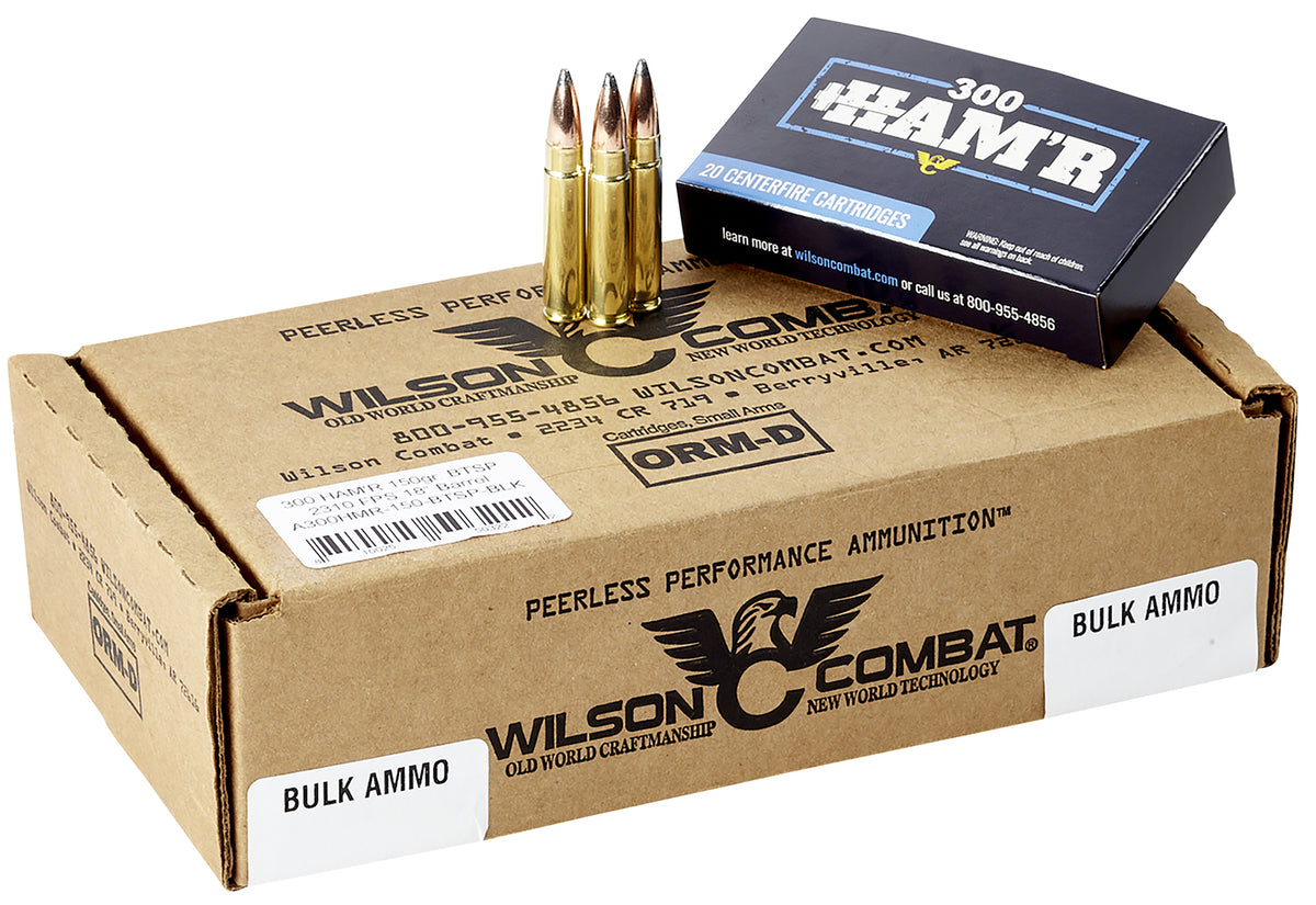 Wilson Combat HAM'R Speer Boat Tail Soft Point 150 Grain .300 HAM'R 2310 fps