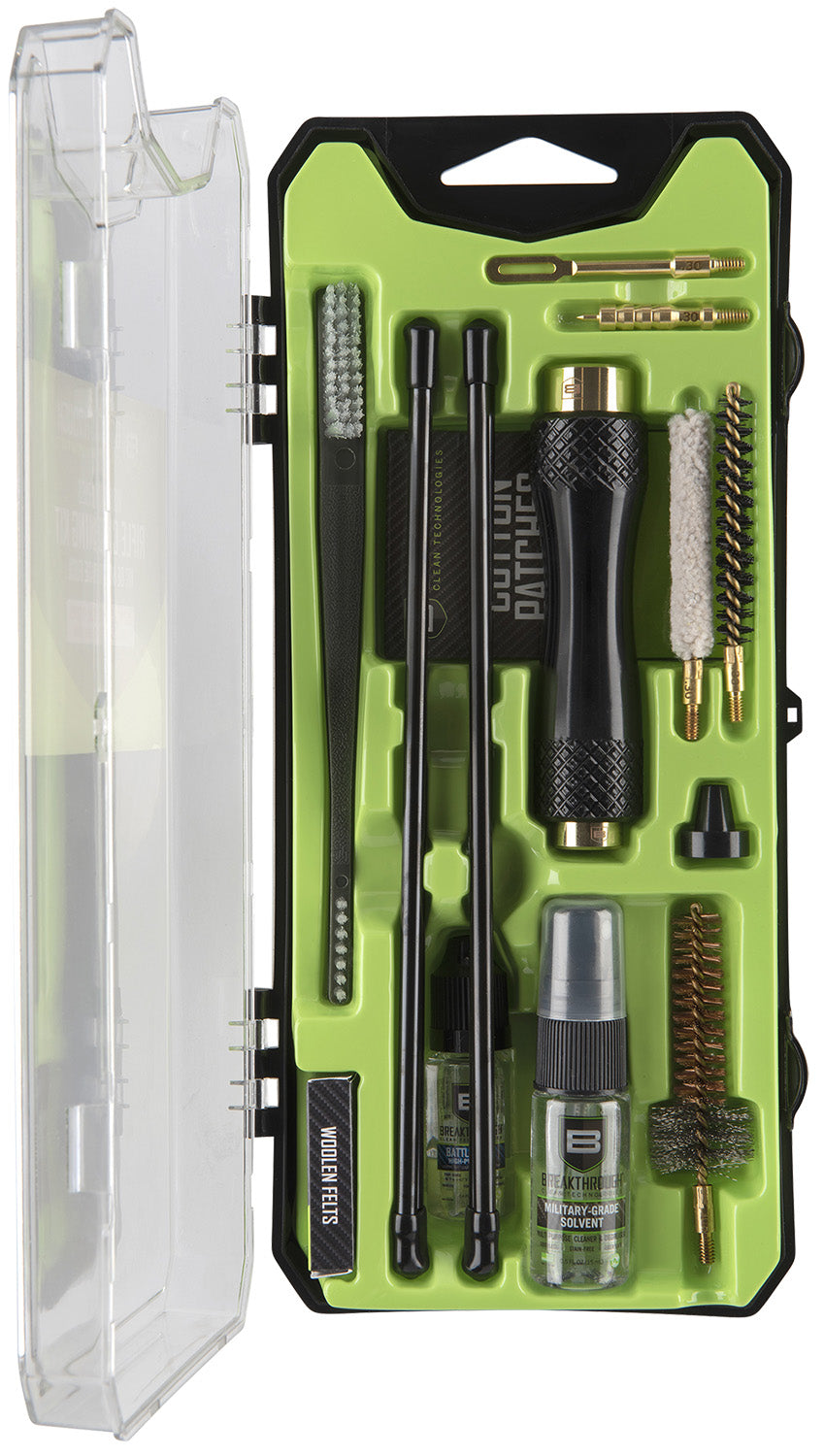 Breakthrough Clean BTCCCAR10 15-Piece .30 Cal & AR-10 Vision Series Cleaning Kit