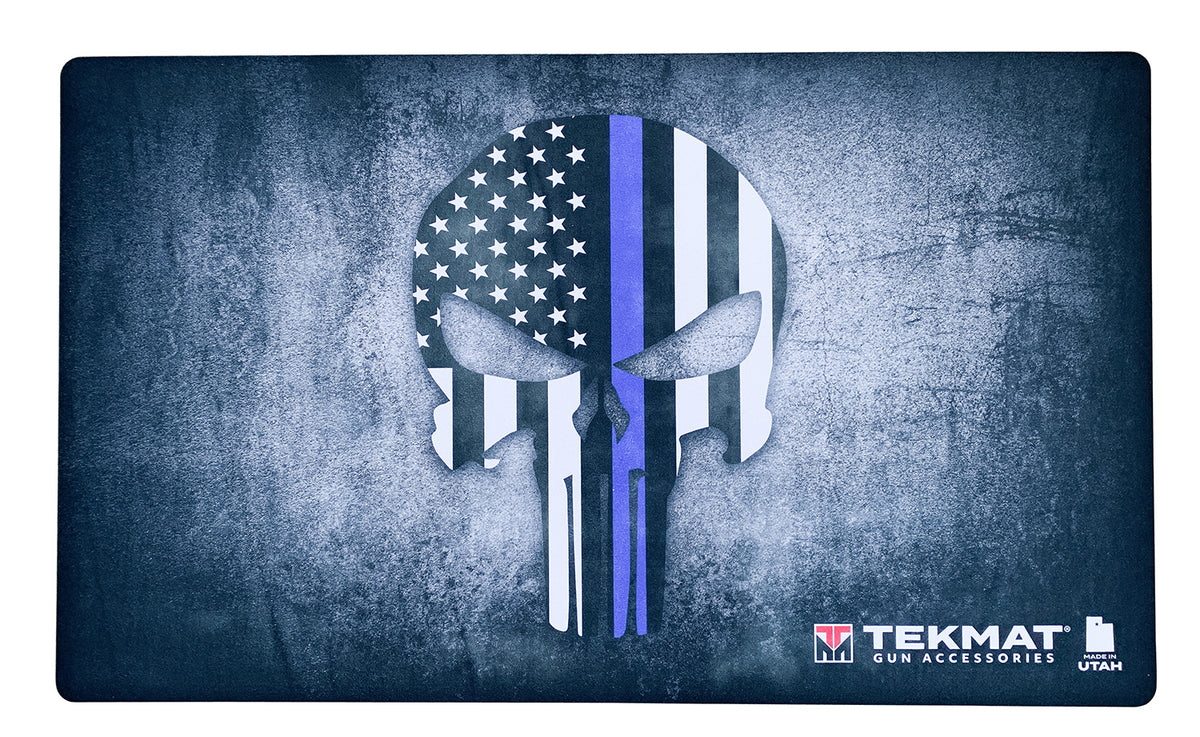 TekMat Blue Line Punisher Door Mat Dye Sublimated Rubber 42" Long