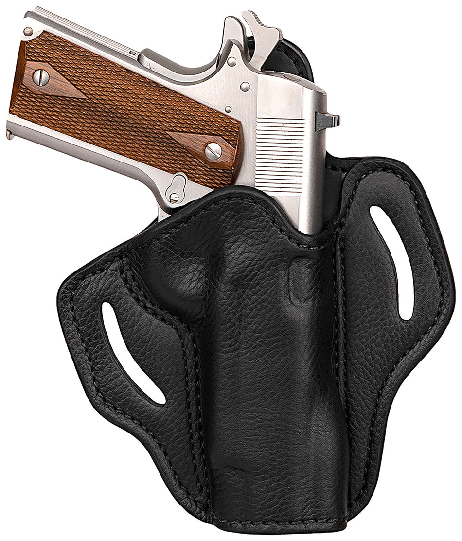 1791 Ultra Custom OWB Holster Size 01 Night Sky Black Leather Belt Clip Fits 1911 Right Hand