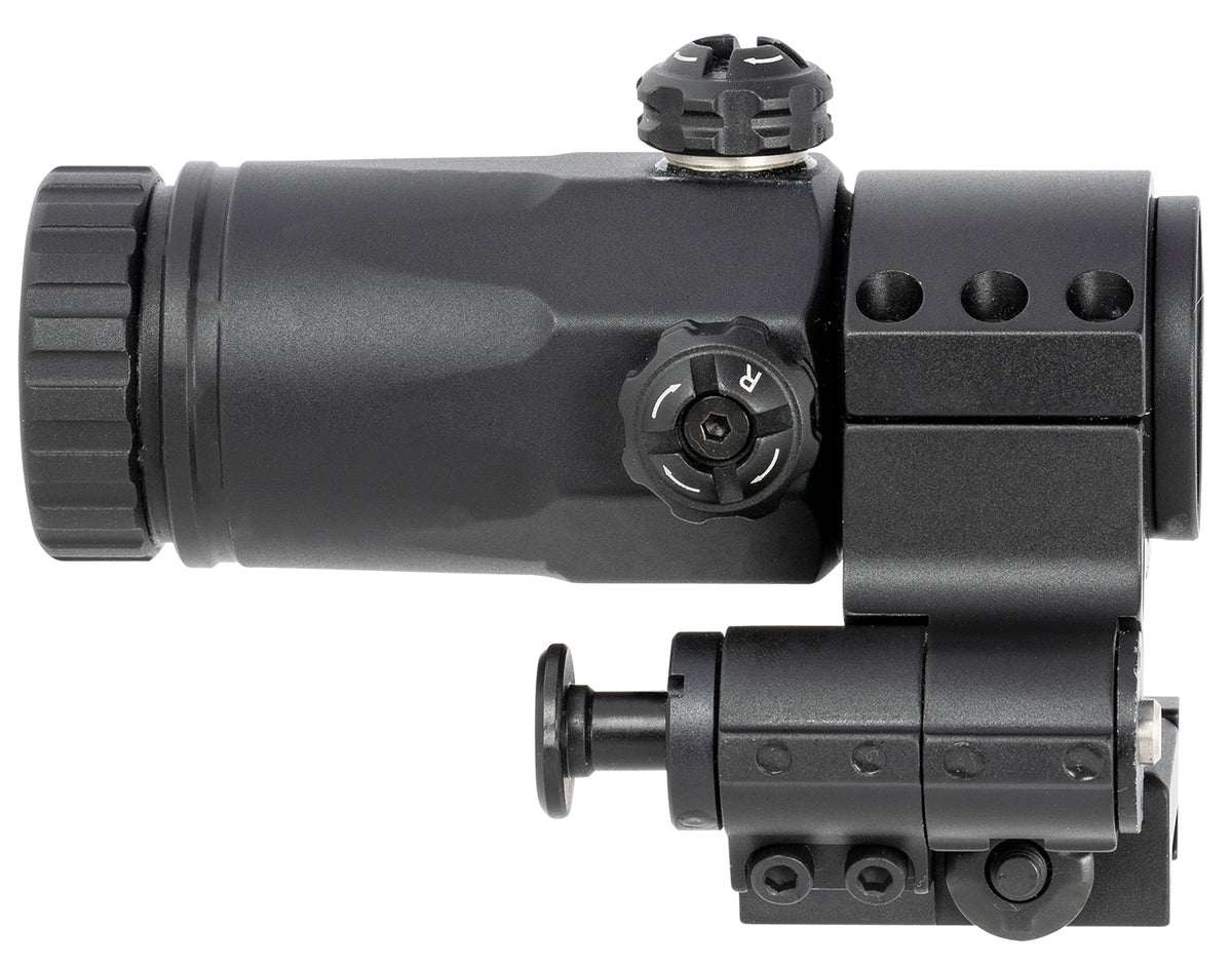Meprolight 8014000400 MX3-F 3x Magnifier Black Push Button Side-Flip Optic Accessory