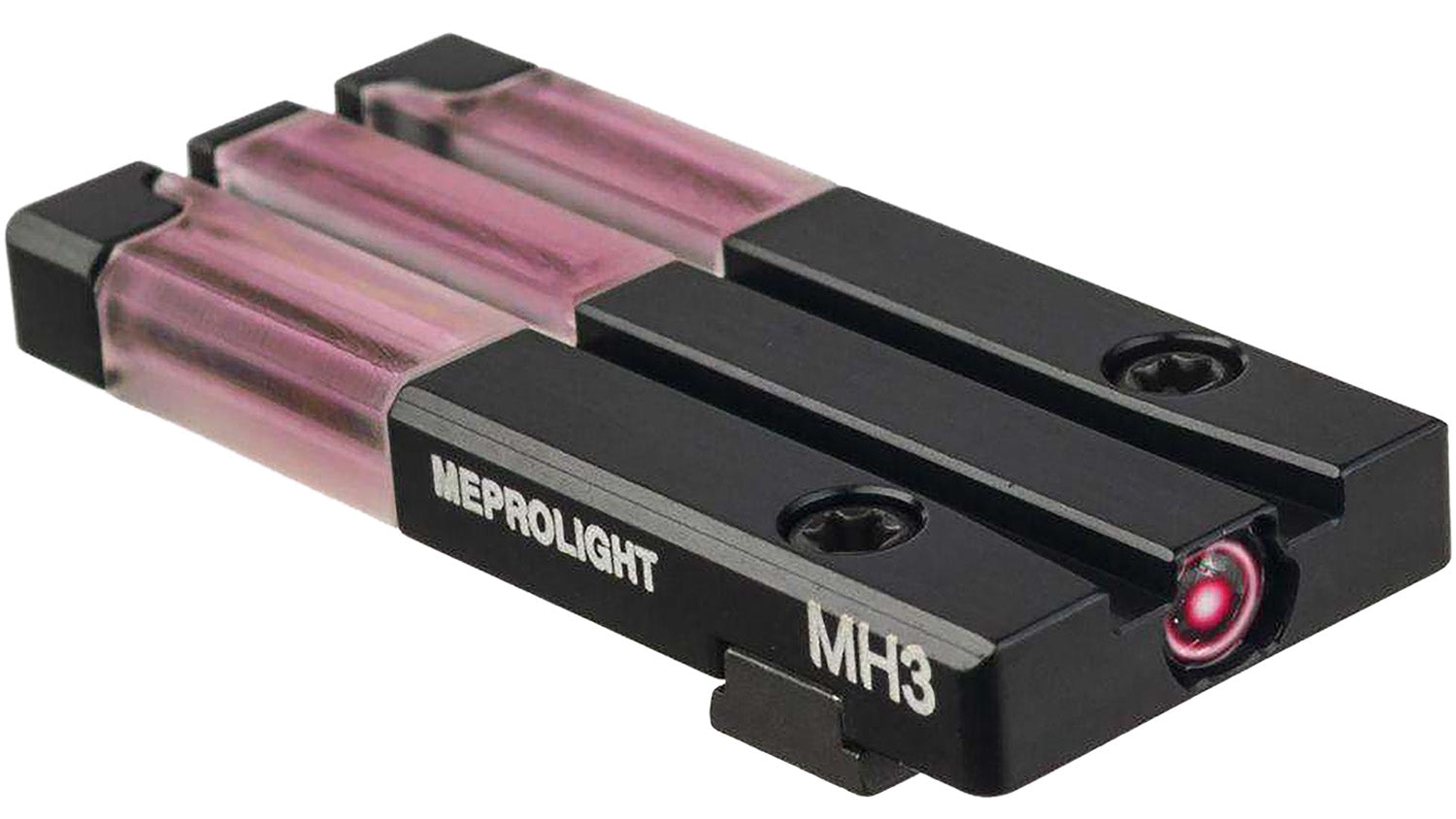 Meprolight FT Bullseye Night Sight Rear Red Tritium/Fiber Optic Compatible with Glock MOS Models