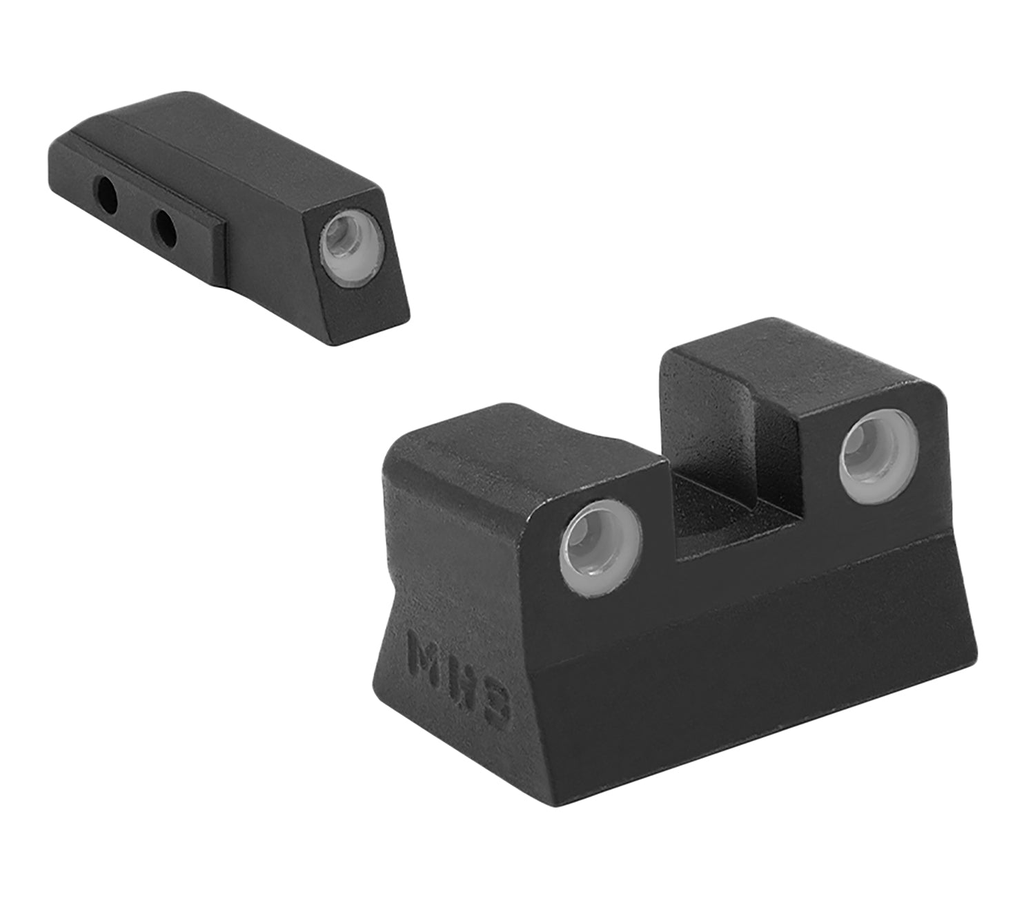 Meprolight Tru-Dot Tritium Front & Rear Sight Set Green White Outline Fits Beretta M9/M92 Integral Front