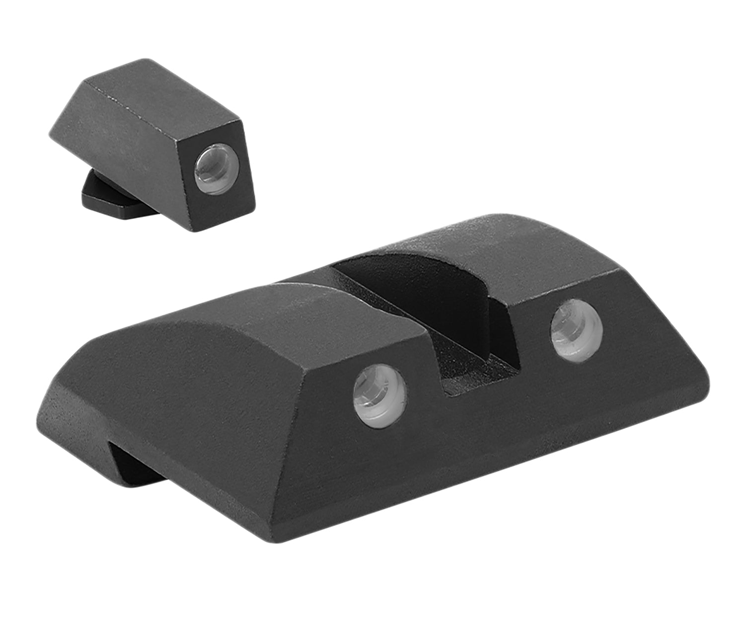 Meprolight Tru-Dot Tritium Front & Rear Sight Set Green White Outline Fits S&W Sigma/SDVE Pistols