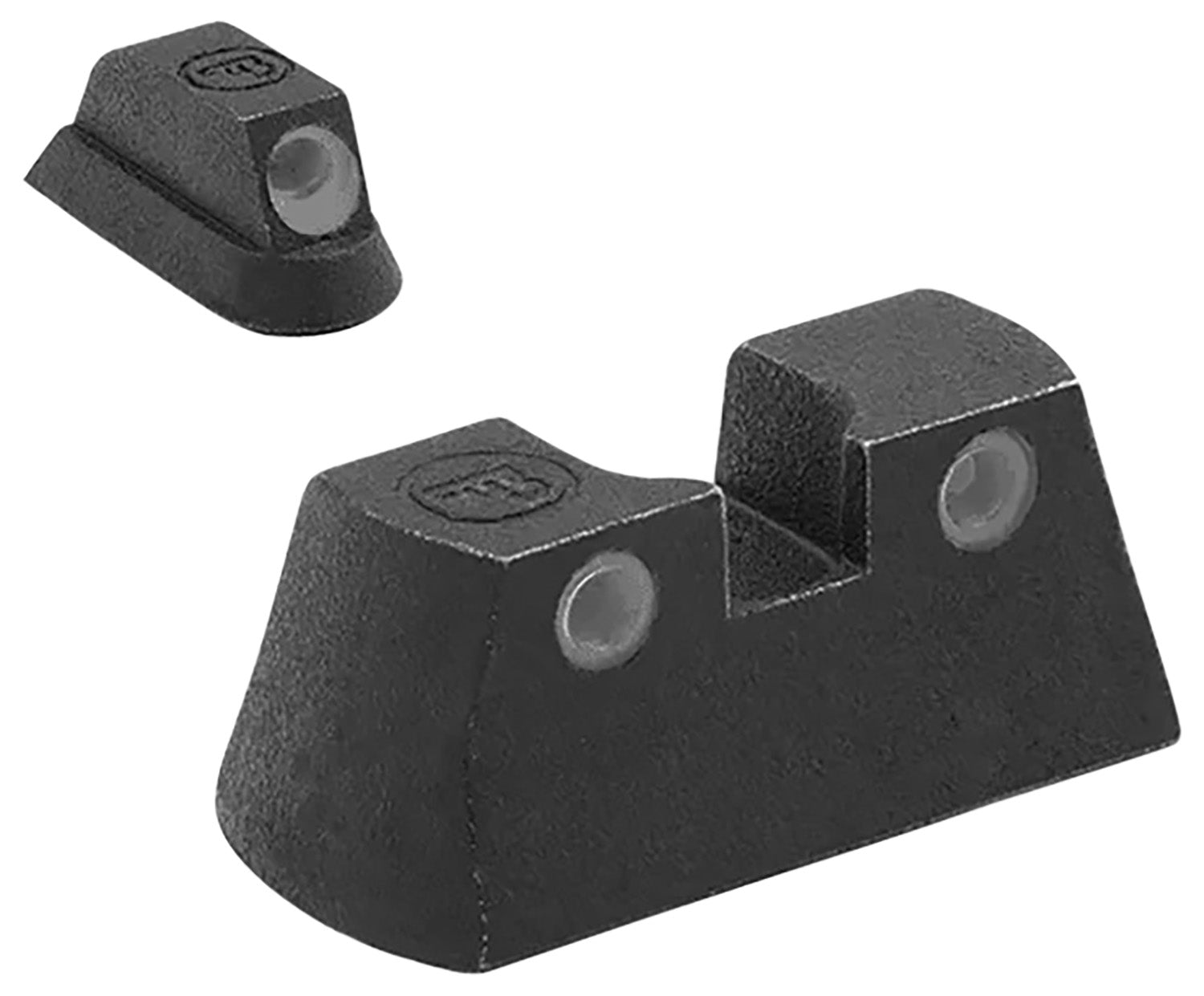 Meprolight Tru-Dot Tritium Front & Rear Sight Set Green White Outline Fits CZ P-01 Handgun