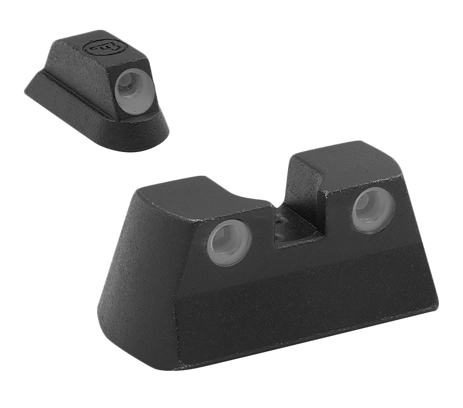Meprolight Tru-Dot Tritium Front & Rear Sight Set Green White Outline Fits CZ 75/82/83/85 and P-01