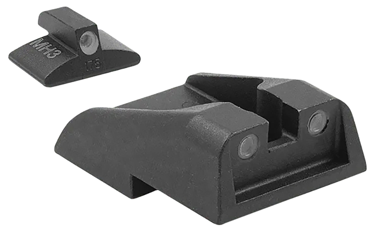 Meprolight USA Tru-Dot Night Sight Set Green Tritium White Outline for IWI Jericho 941/Baby Eagle