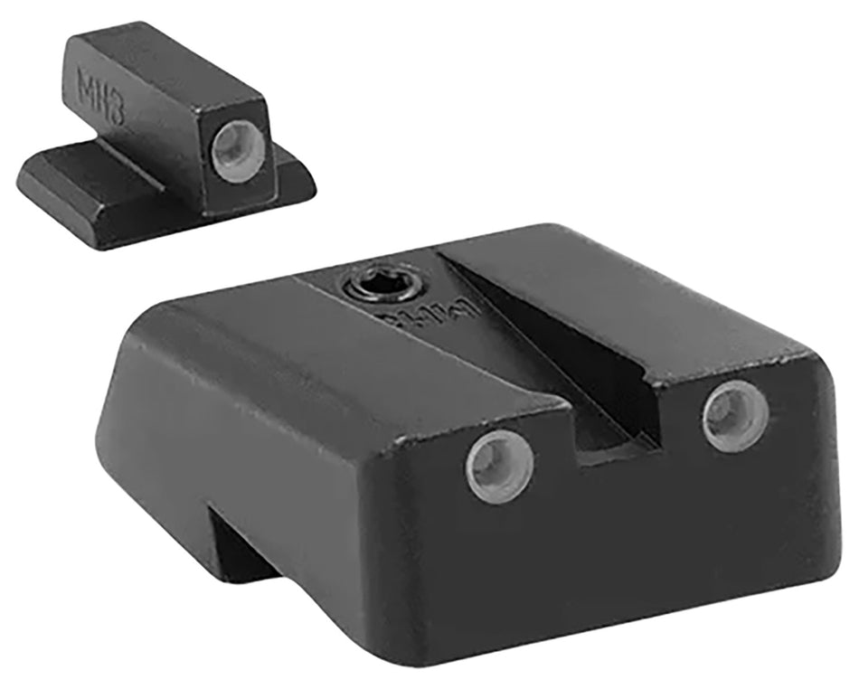 Meprolight USA Tru-Dot Tritium Sight Set Green White Outline Front & Rear for Rock Island 1911