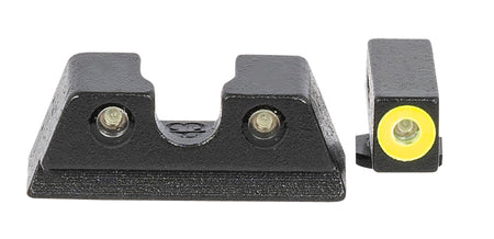 Meprolight USA Hyper-Bright Green Tritium Yellow Outline Sight Set Glock Slimline 42 43 43X 48