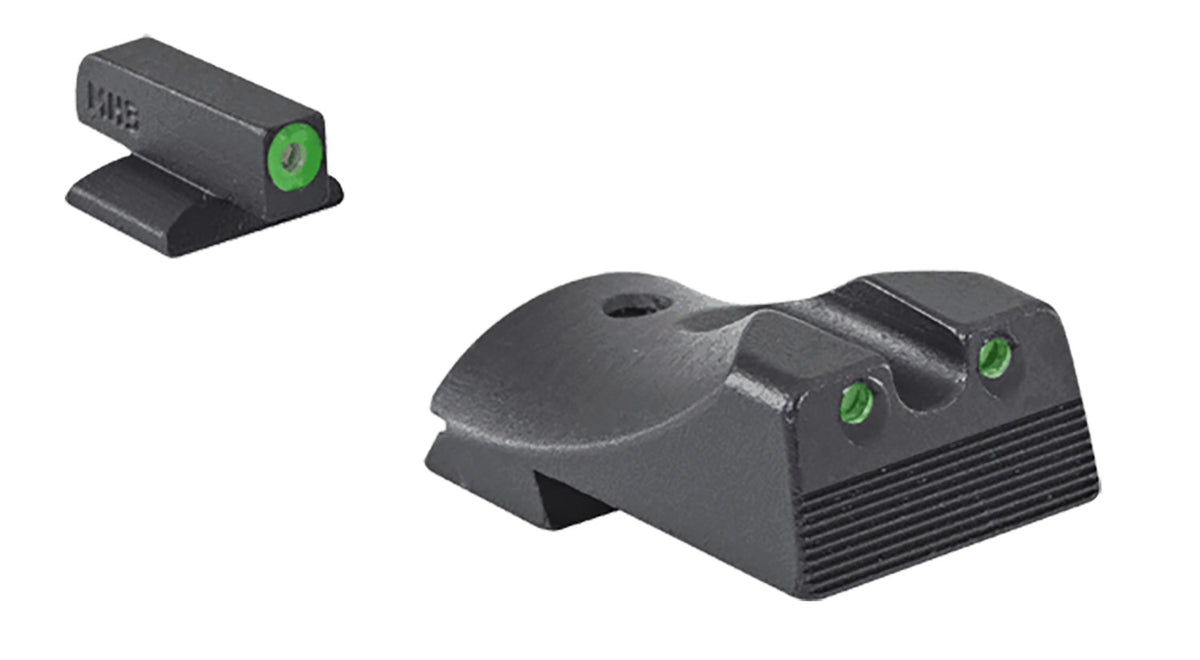 Meprolight USA Hyper-Bright Green Tritium Green Outline Sight Set Kimber 1911 Slant TLE/Aegis/Stainless