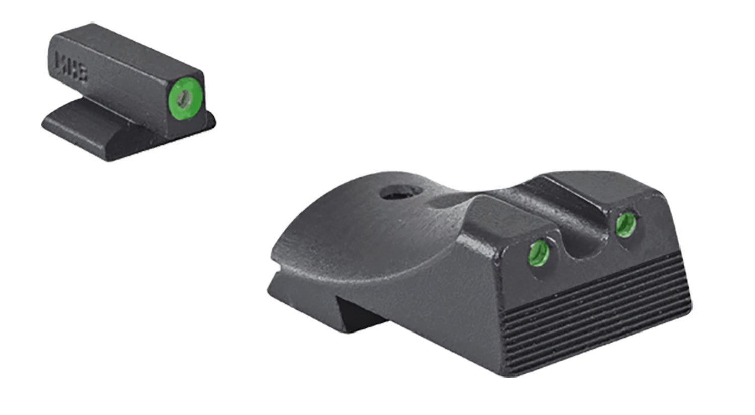 Meprolight USA Hyper-Bright Green Tritium Green Outline Sight Set Kimber 1911 Slant TLE/Aegis/Stainless