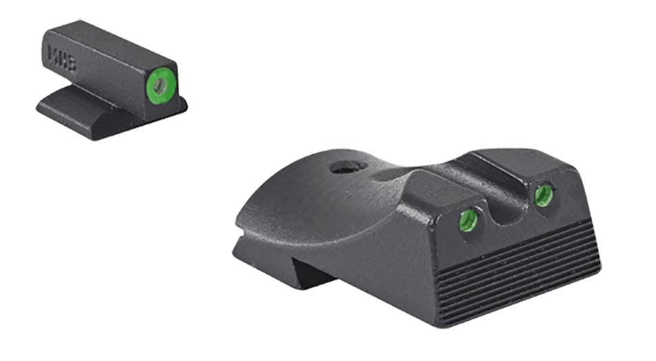 Meprolight USA Hyper-Bright Green Tritium Green Outline Sight Set Kimber 1911 Slant TLE/Aegis/Stainless