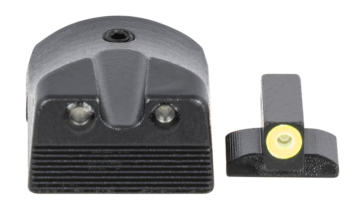 Meprolight USA Hyper-Bright Green Tritium Yellow Outline Sight Set Kimber 1911 Slant TLE/Aegis/Stainless