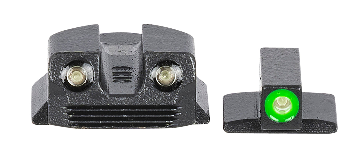 Meprolight USA Hyper-Bright Green Tritium Green/Black Frame Sight Set Kimber 1911 Micro and Micro 9