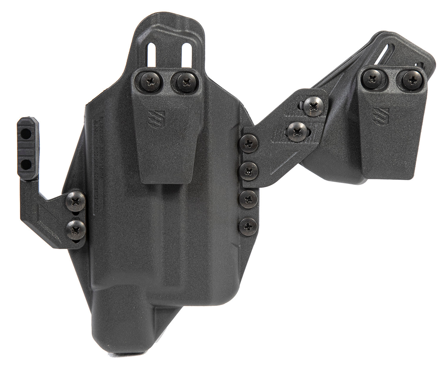 Blackhawk Stache IWB Polymer Holster Size 02 Black Compatible with Glock 19/23/32/45 TLR 7/8 Ambidextrous