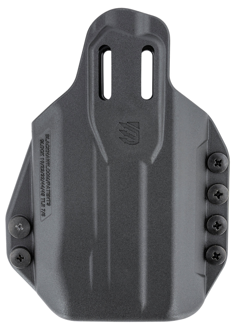Blackhawk 416302BK Stache IWB Ambidextrous Holster Size 02 for Glock 19/23/32/45 1.50" Belt Width