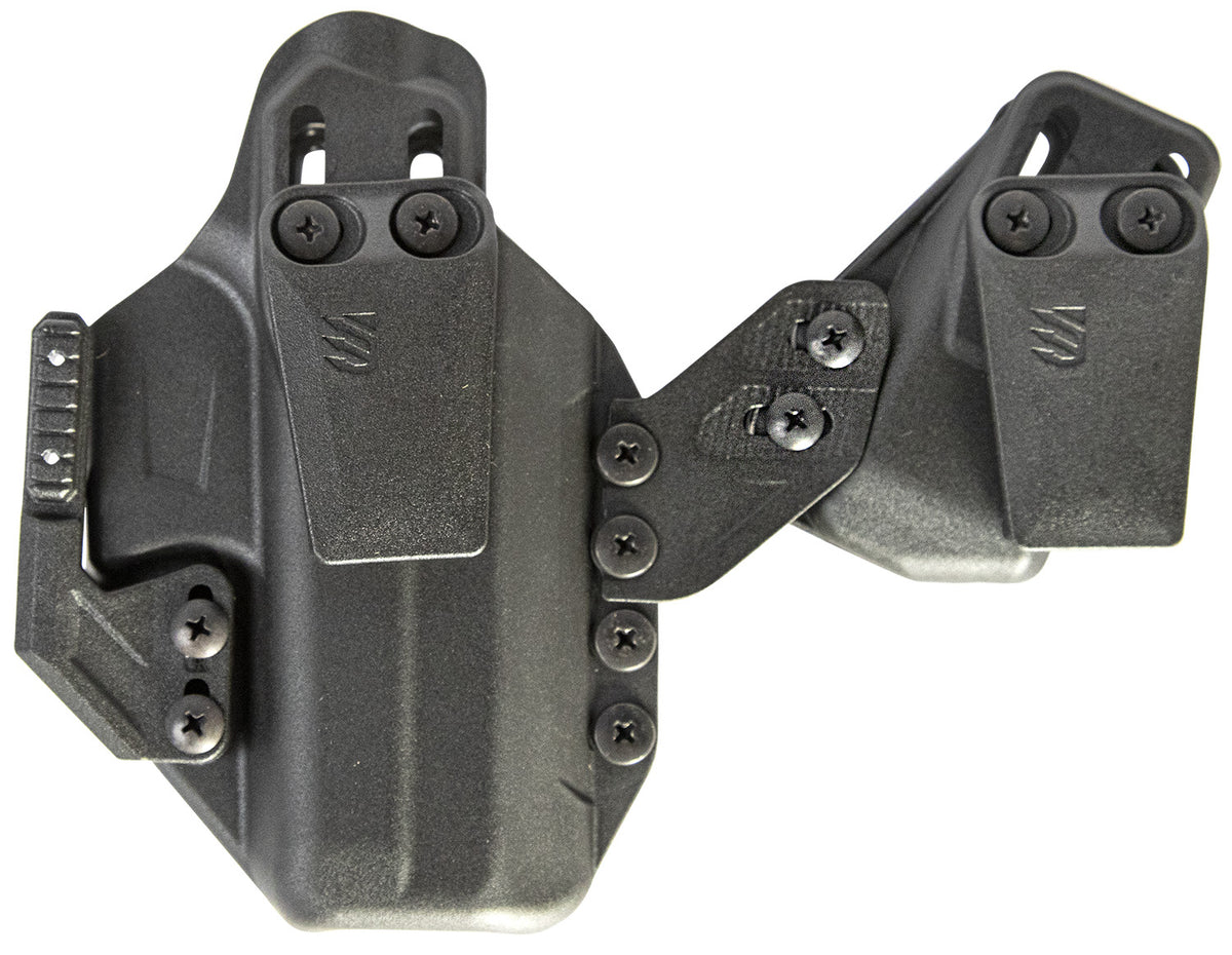 Blackhawk 416163BK Stache IWB Ambidextrous Holster Size 63 Fits S&W M&P Shield 9/40 Black Polymer