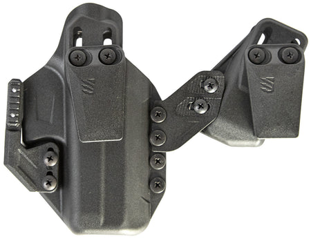 Blackhawk 416163BK Stache IWB Ambidextrous Holster Size 63 Fits S&W M&P Shield 9/40 Black Polymer