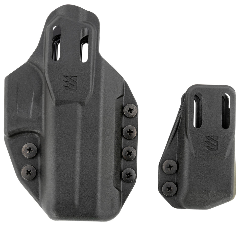 Blackhawk 416102BK Stache Premium IWB Ambidextrous Holster Kit Size 02 Glock 19/23/32/44/45 with Magazine Carrier